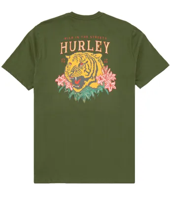 Hurley Tiger Palm Short Sleeve Graphic T-Shirt