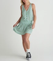 Hurley Venice Geometric Printed Skirt