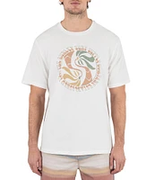 Hurley Yin Yang Palms Short Sleeve T-Shirt
