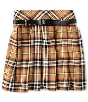 I.N. Girl Big Girls 7-16 Plaid Drop-Waist Pleated Skirt