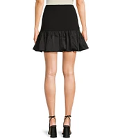 I.N. San Francisco Bubble Hem Mini Skirt