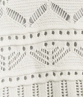 I.N. San Francisco Crochet Sweater Tank Top