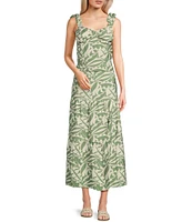 I.N. San Francisco Floral Print Tiered Side Slit Coordinating Maxi Skirt