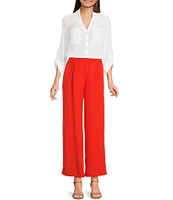 I.N. San Francisco High Waist Wide Leg Pull-On Pants