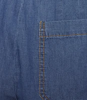I.N. San Francisco Mid Rise Patch Pocket Wide Leg Coordinating Jeans