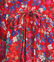 I.N. San Francisco Spaghetti Strap Ditsy Floral Printed Dress