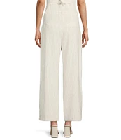 I.N. San Francisco Stripe Wide Leg Coordinating Tailored Pants