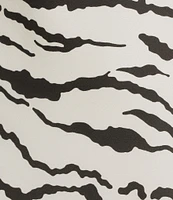 I.N. San Francisco Zebra Print Drape Neck Slip Dress