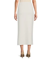 IC Collection Air Sponge Knit Pull-On Pencil Skirt