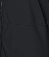 IC Collection Knit Collar Neck Zip Front Long Sleeve Barrel Crop Jumpsuit