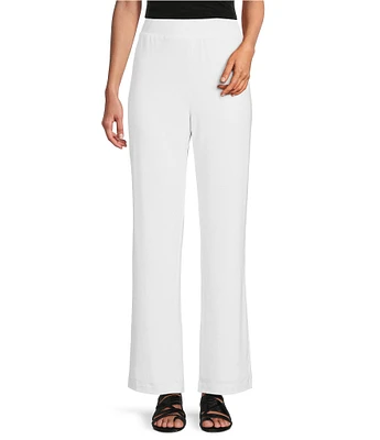 IC Collection Knit Straight Leg Pull-On Pants