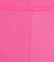 IC Collection Slim Stretch Knit Cropped Pants
