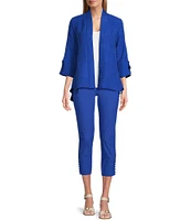 IC Collection Slim Stretch Knit Cropped Pants
