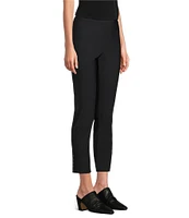 IC Collection Slim Stretch Knit Cropped Pants