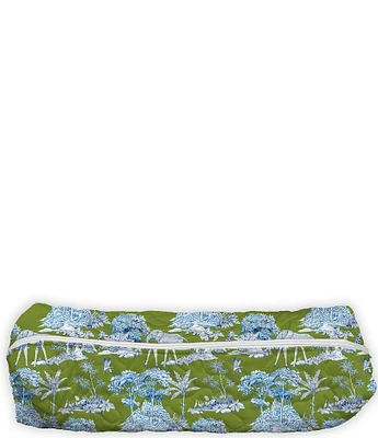 Ida Mae Home Ozara Jungle Green Quilted Hot Tools Bag