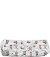 Ida Mae Home Thunder Boots Pink Quilted Hot Tools Bag