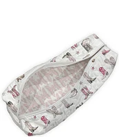Ida Mae Home Thunder Boots Pink Quilted Hot Tools Bag