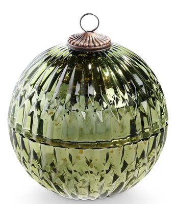 Illume Candles Balsalm & Cedar Mercury Glass Ornament Candle