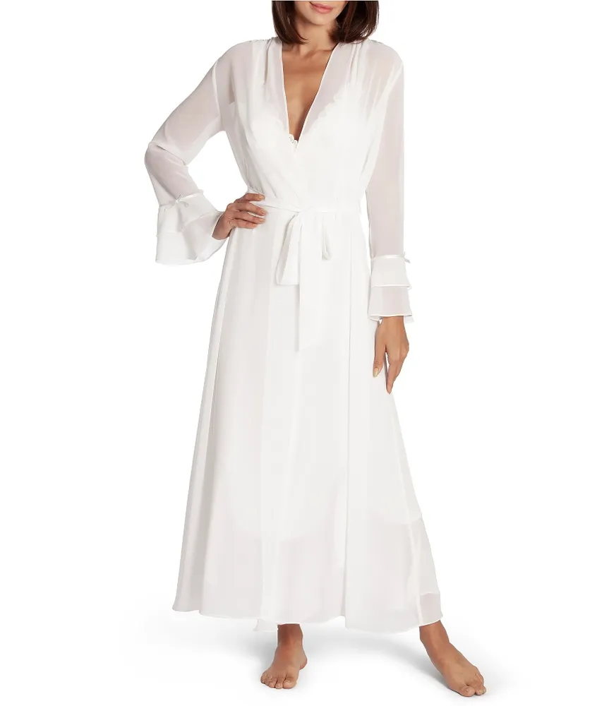 In Bloom by Jonquil Sheer Chiffon Long Wrap Robe