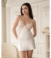 In Bloom by Jonquil Lace & Satin A-Line Chemise
