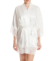 In Bloom by Jonquil Satin & Lace Bridal Robe