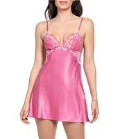 In Bloom By Jonquil Satin Sleeveless V-Neck Keyhole Back Coordinating Chemise