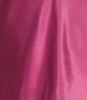 In Bloom by Jonquil Solid Satin Lace Sleeveless Shorty Pajama Set