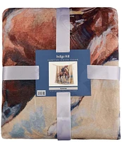 Indigo Hill by HiEnd Accents Buster Campfire Western Sherpa-Backed Throw