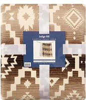 Indigo Hill by HiEnd Accents Chalet Western Campfire Sherpa Throw