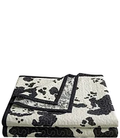 Indigo Hill by HiEnd Accents Clara Cowhide Reversible Quilt Mini Set