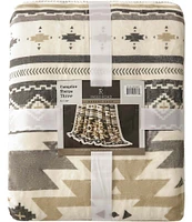 Indigo Hill by HiEnd Accents Desert Sage Southwestern Bold Geometric Patterns Campfire Sherpa Throw