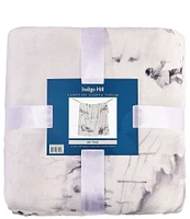 Indigo Hill by HiEnd Accents Ski Toile Campfire Sherpa-Backed Throw