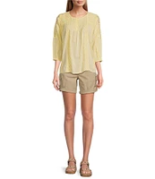 Intro Andy Poplin Adjustable Length Cargo Shorts