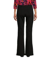 Intro Bella Double Knit Ponte Slimming Waist Pull-On Boot Leg Pants