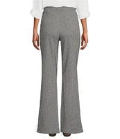 Intro Bella Herringbone Boot-Cut Leg Pull-On Pants