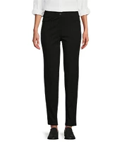 Intro Bella Solid Double Knit Slim Her Straight Leg Pants