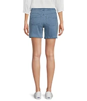 Intro Freedom Denim Flower Pull-On Shorts