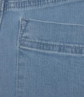 Intro Freedom Denim Flower Pull-On Shorts