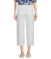 Intro Kami Tencel Twill Drawstring Waist Pull-On Capri Pants