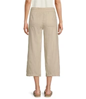 Intro Kami Tencel Twill Drawstring Waist Pull-On Capri Pants