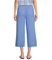 Intro Kami Tencel Twill Drawstring Waist Pull-On Capri Pants