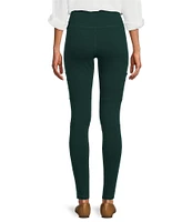 Intro Knit Straight Leg Pull-On Tummy Control Cargo Leggings