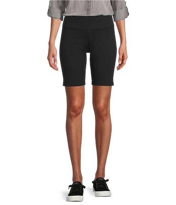 Intro Love the Fit Knit Tummy Control Pull-On Biker Shorts