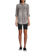 Intro Love the Fit Knit Tummy Control Pull-On Biker Shorts