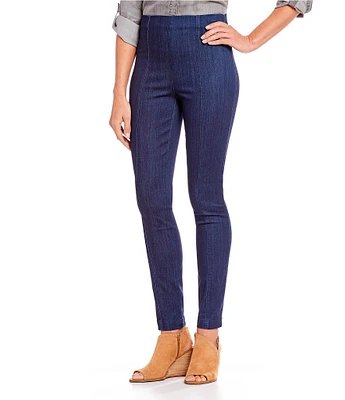 Intro Hollywood Waist Seam Detail High Rise Skinny Leg Pull-On Jeans