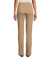 Intro Nia Hollywood Waist Seam Detail High Rise Straight Leg Pull-On Denim Pants