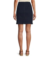 Intro Stretch Denim Panel Pull-On Skort