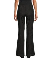 Intro Nia Slimming High Waist Seam Detail Pull-On Flare Leg Pants