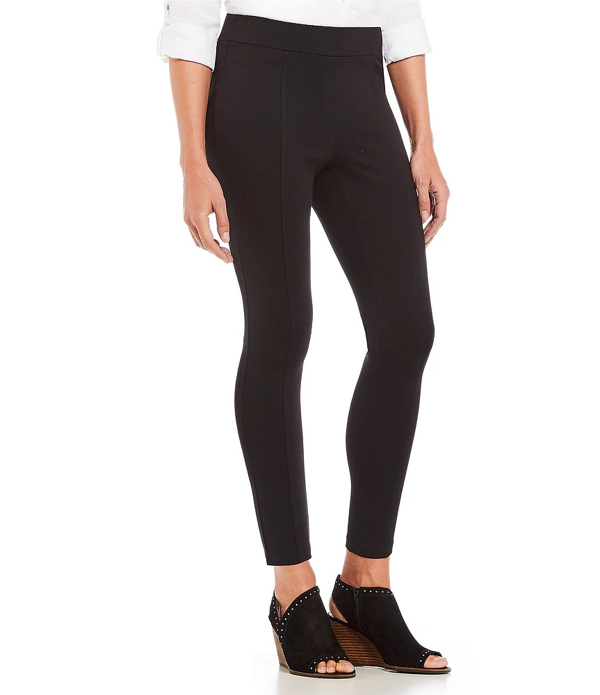 Intro Petite Size Bella Solid Double Knit Slim Her Leggings