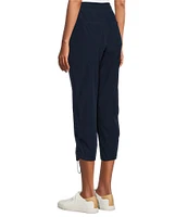 Intro Petite Size Janja Active Ease Bungee Adjustable Hem Capri Pull-On Pants